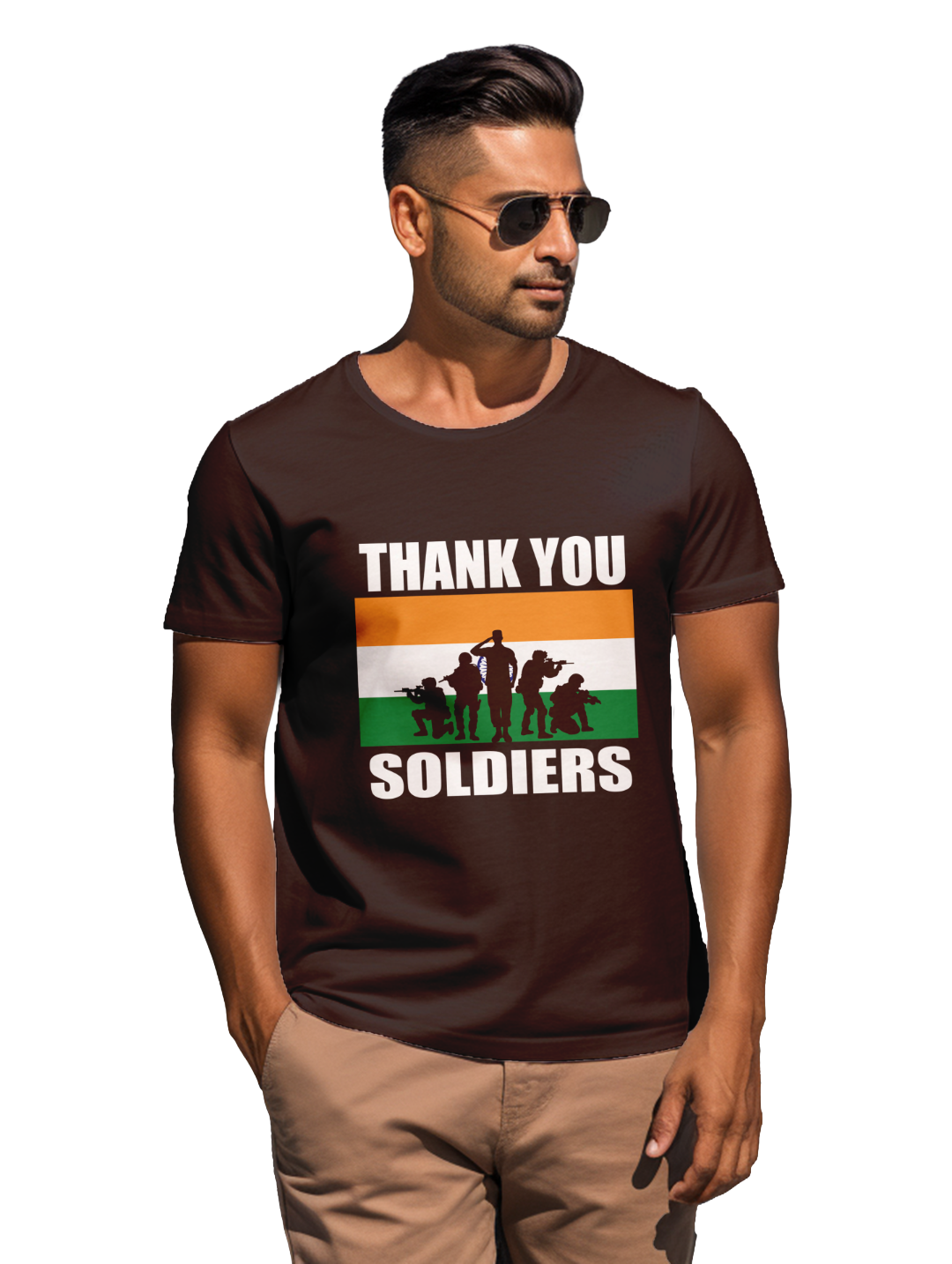 Mens Thank You Soldiers t-shirt