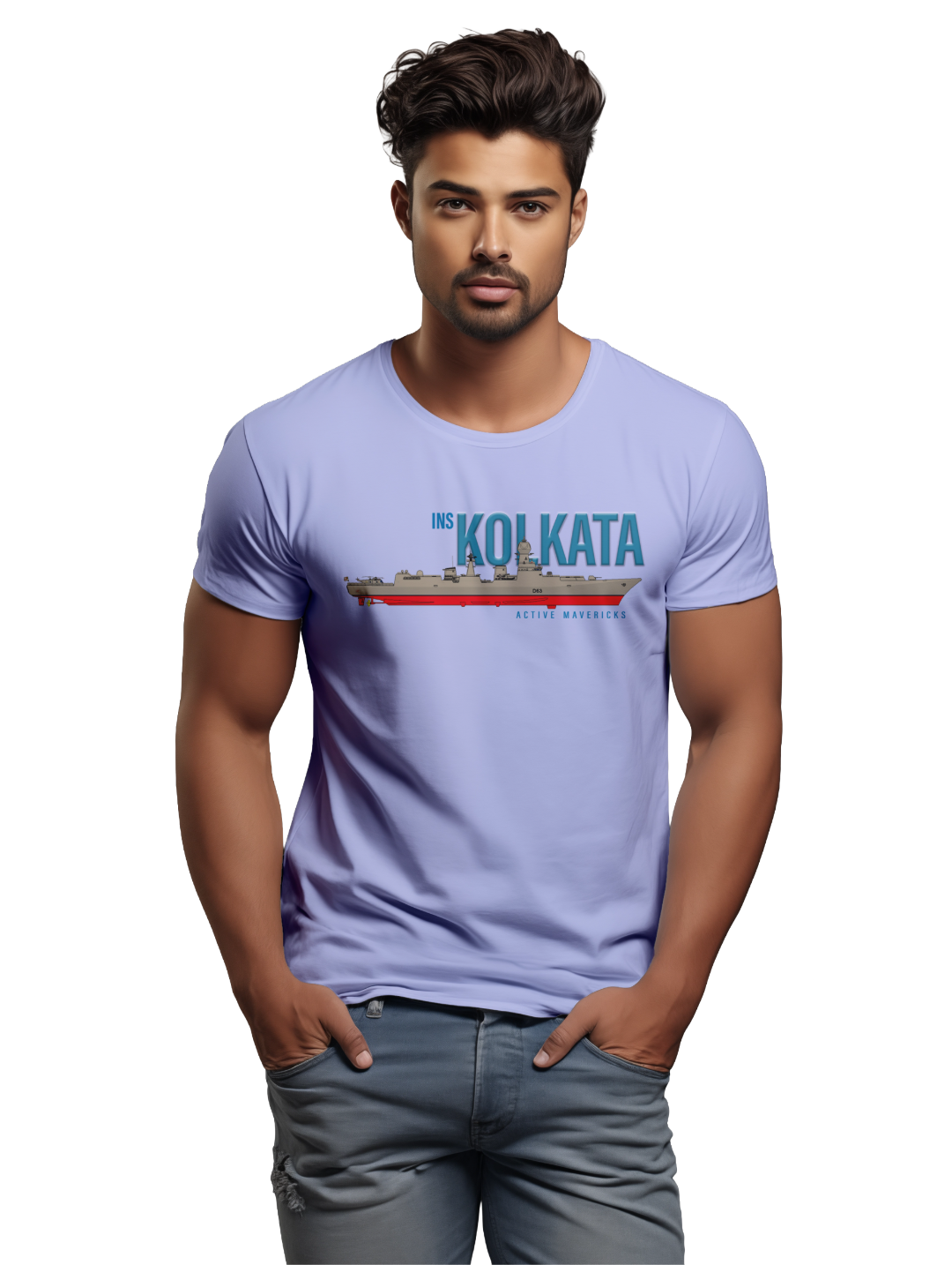Mens INS Kolkata T-shirt