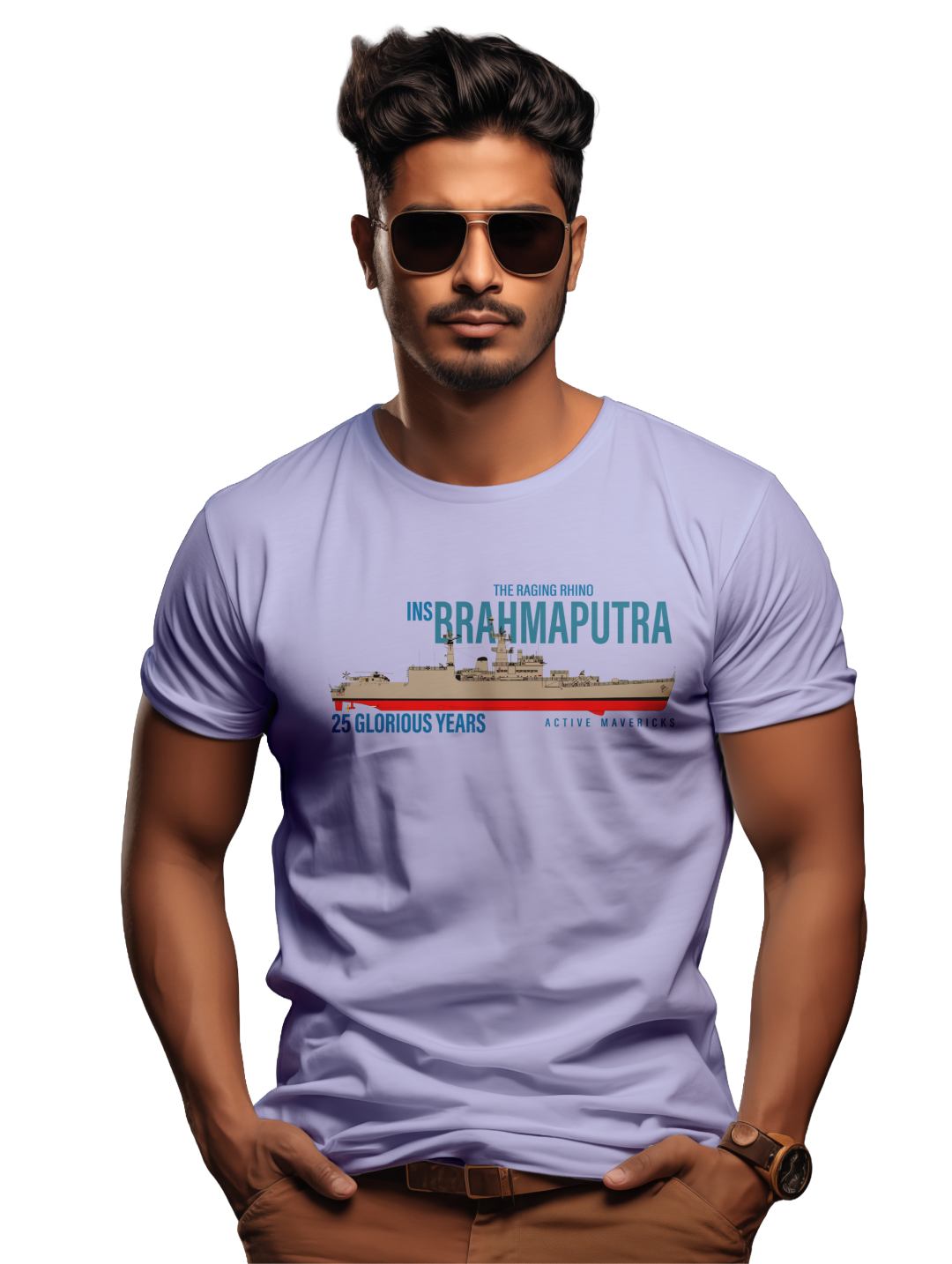 Mens INS Brahmaputra tee