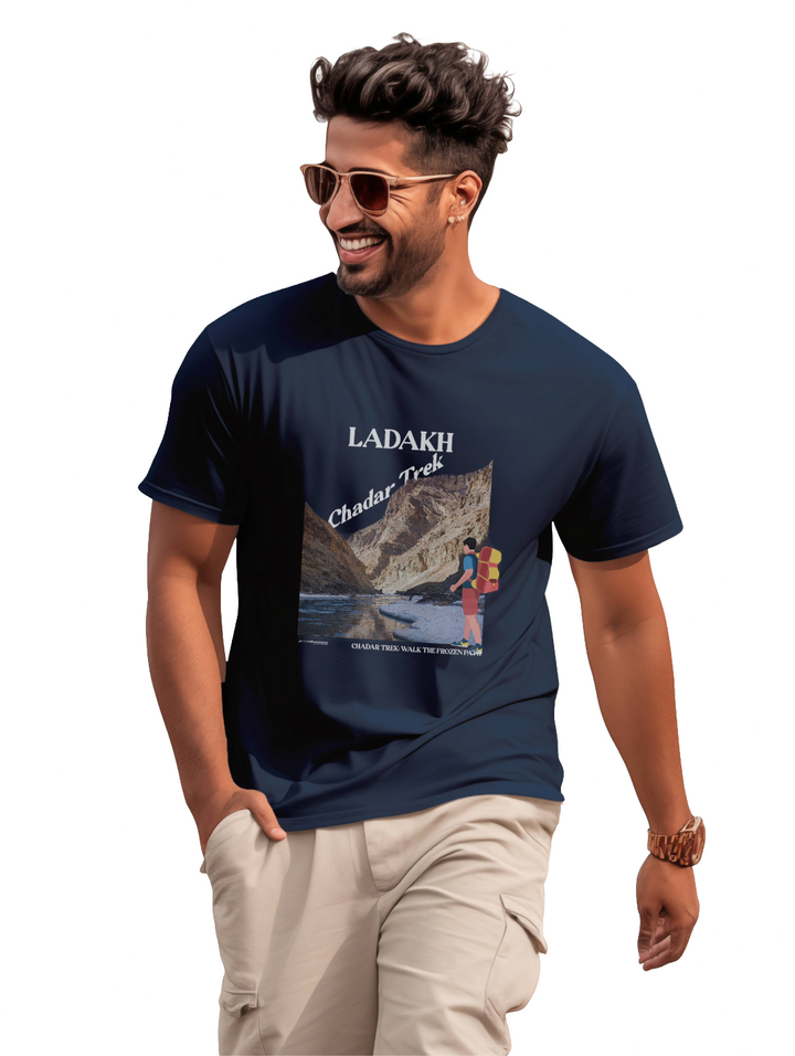 Men's  chadar lake- ladakhy T-Shirt