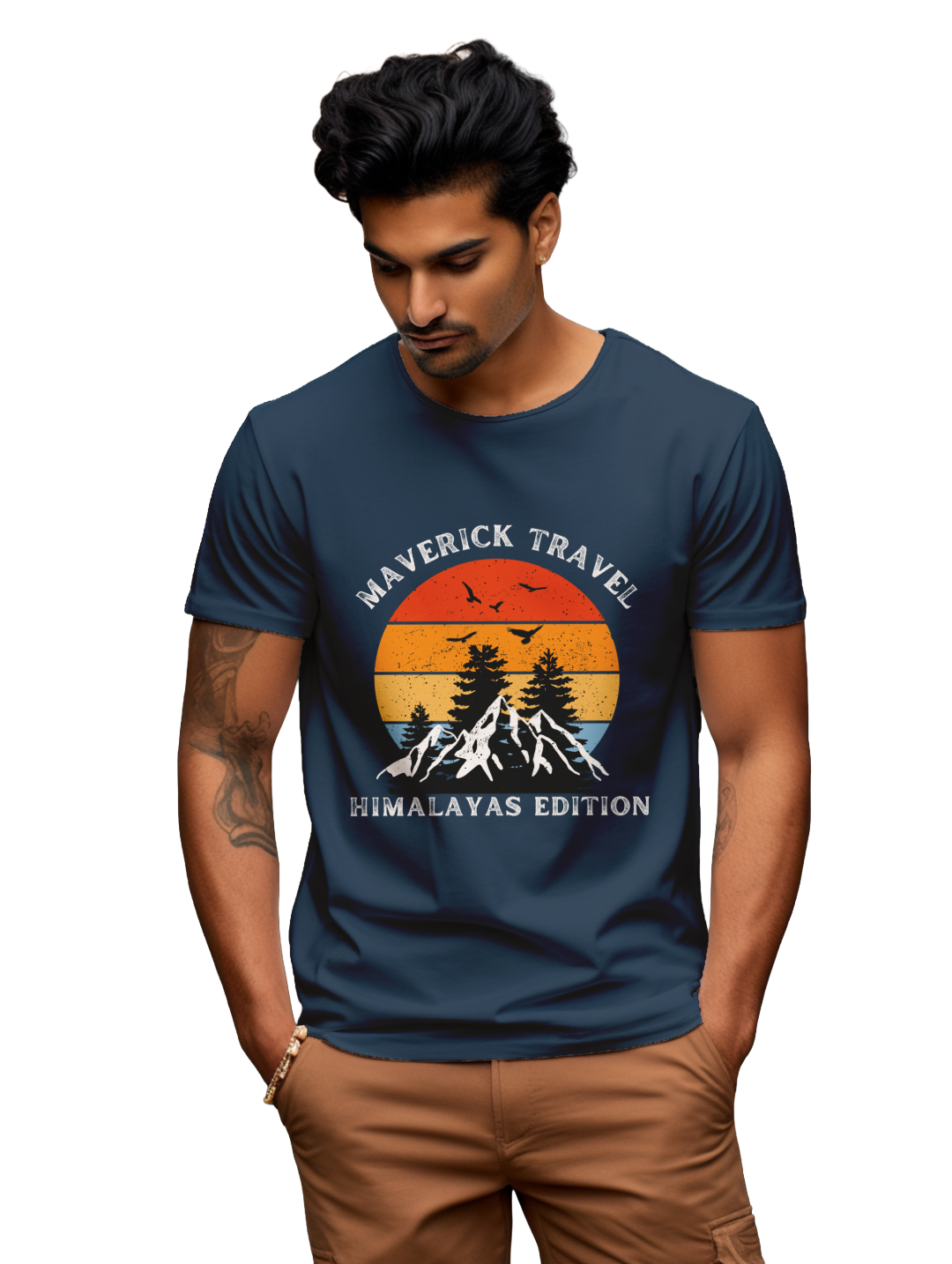 Mens  Maverick Travel Himalayan Edition T-Shirt