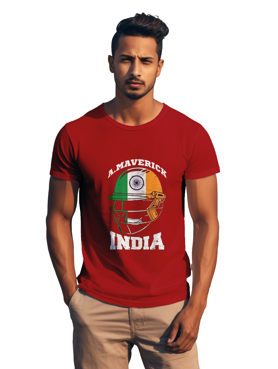 Cricket Crest :Men's T-shirt