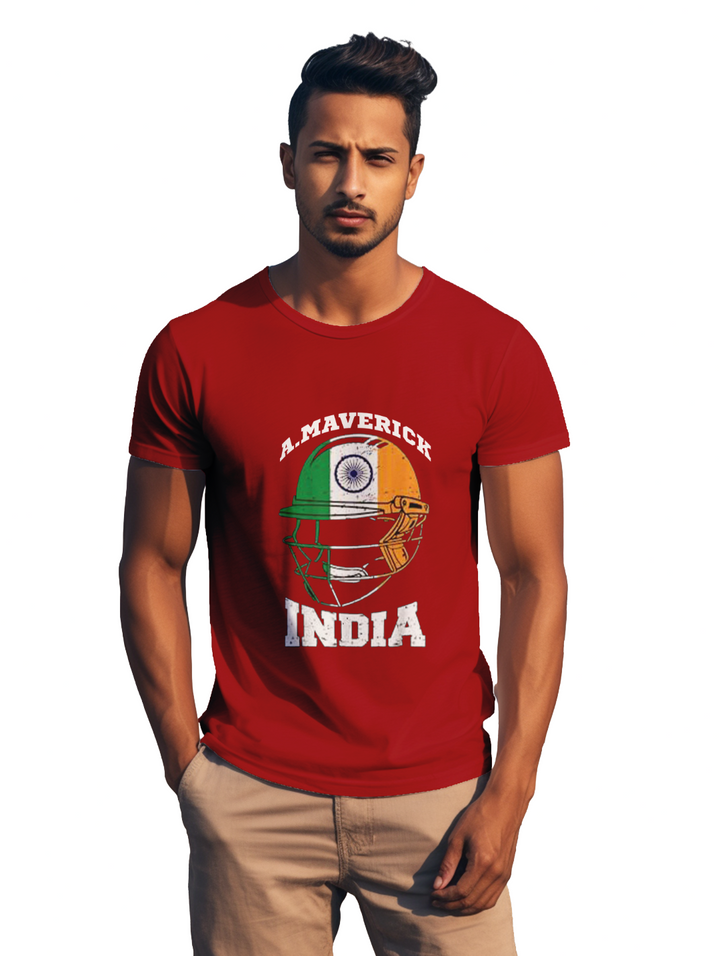 Cricket Crest :Men's T-shirt