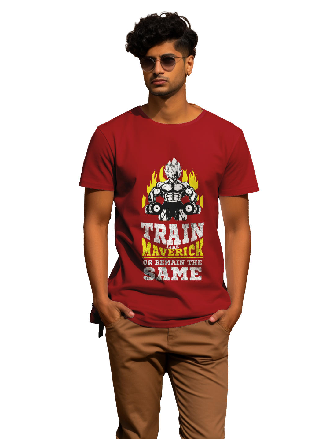 Mens  Train like Maverick T-Shirt