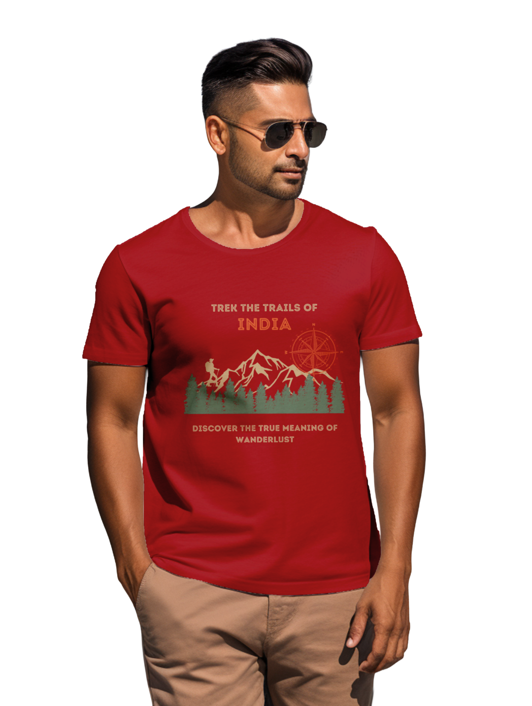 Men's Trek the trails of India T-Shirt