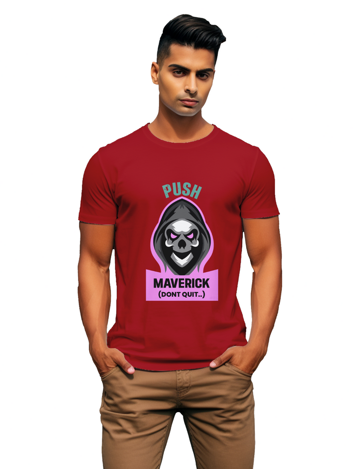 Mens Push Maverick Dont Quit T-Shirt