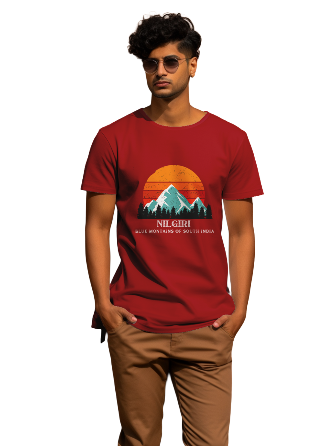 Men's  Nilgiri Blue Mountains T-Shirt