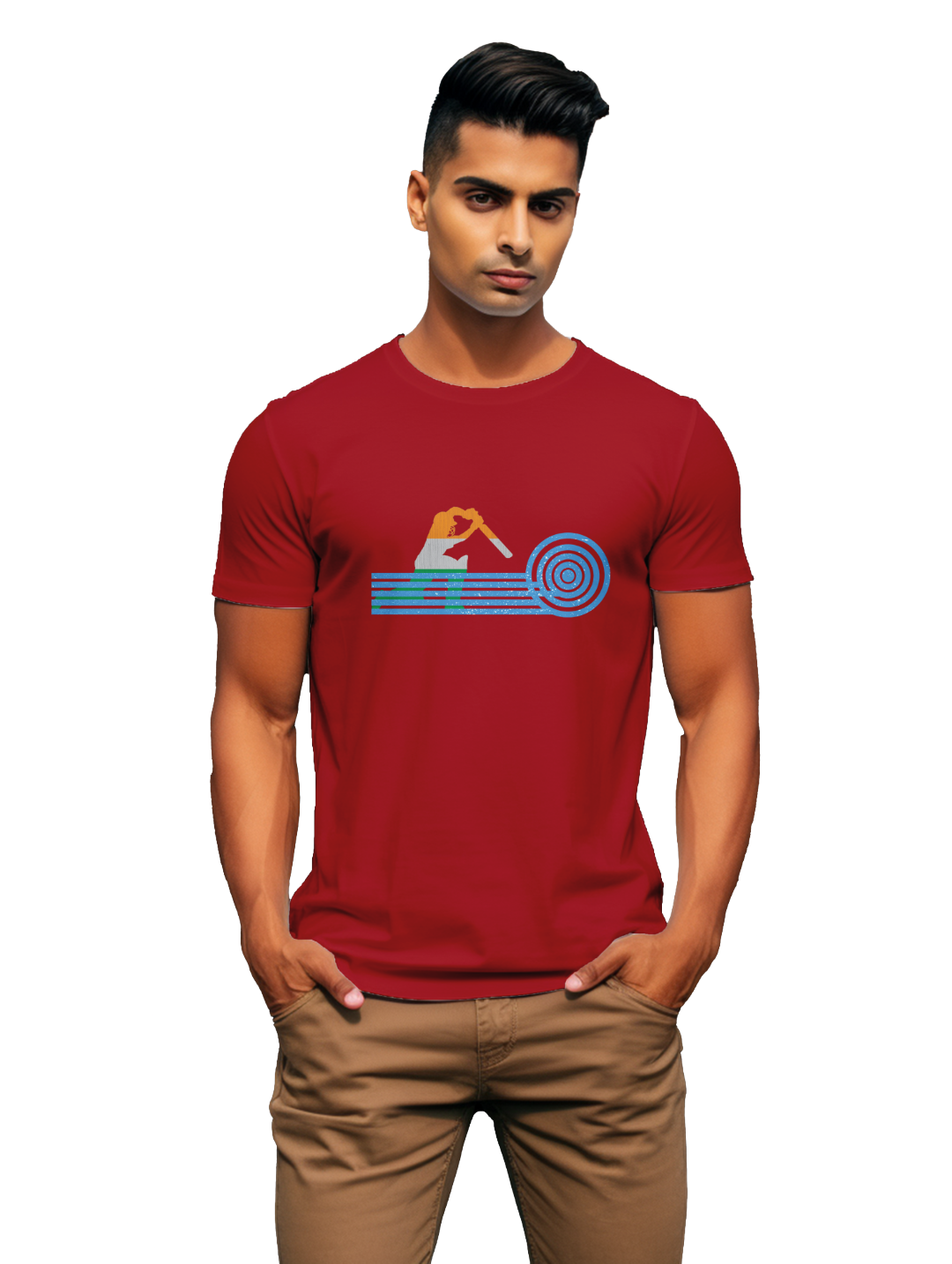 Men's cricket T-shirt