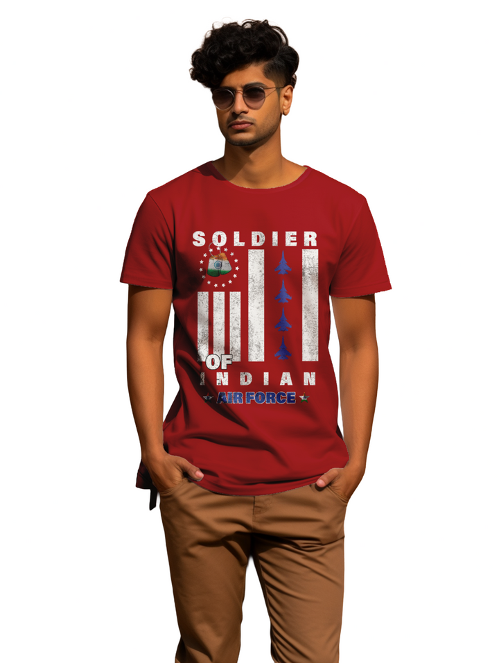 Men's Soldier of Indian Airforce T-shirt