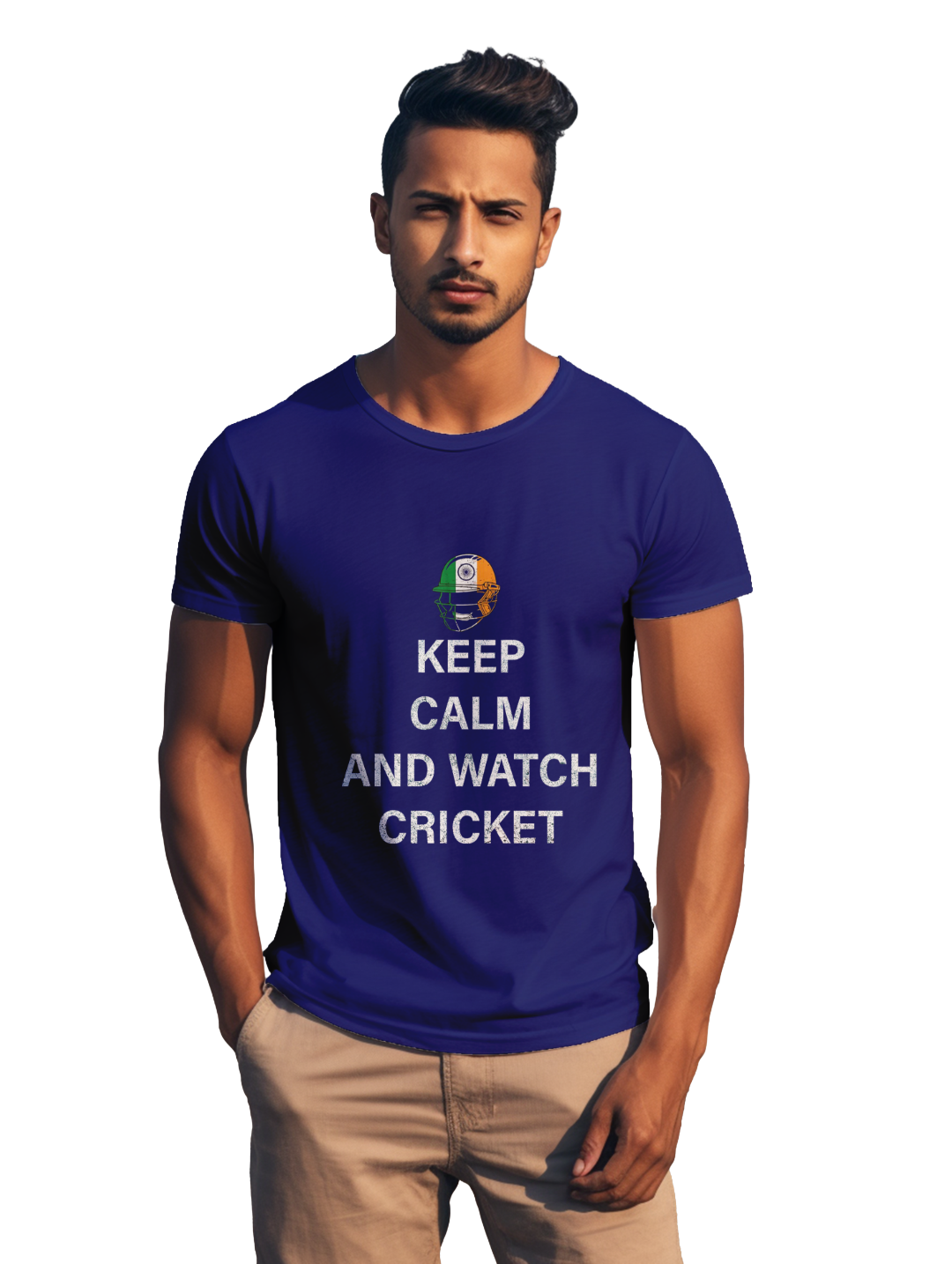 Men's Keep calm and watch cricket T-shirt