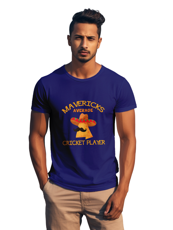 Men's Mavericks average cricket player T-shirt