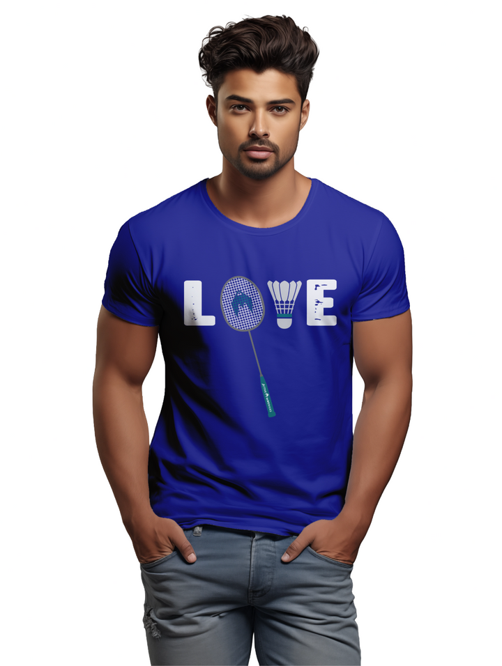 Men's LOVE BADMINTON T-Shirt