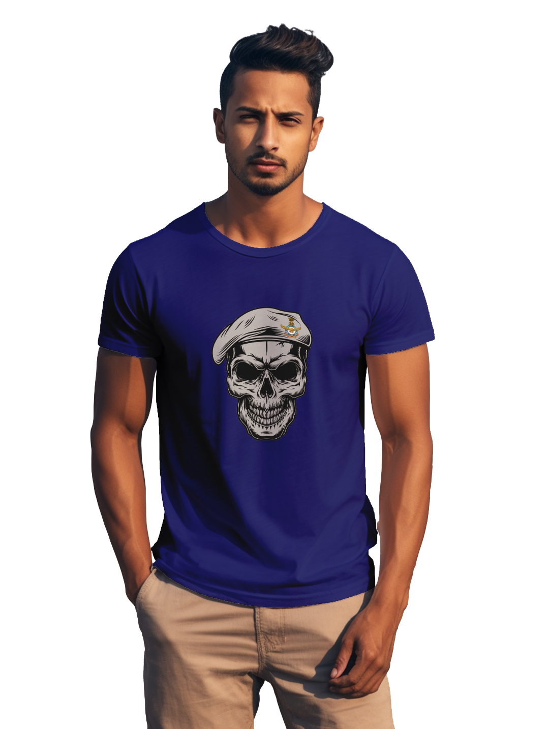 Men's Soldier Skull T-Shirt