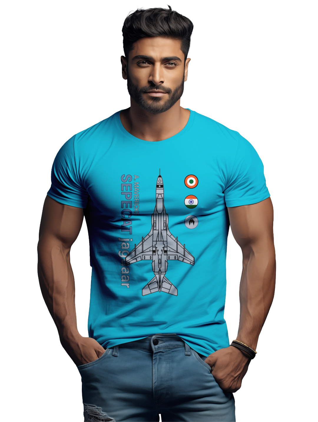 Men's Jaguar’s Valor – The IAF’s Fearless Glider t-shirt