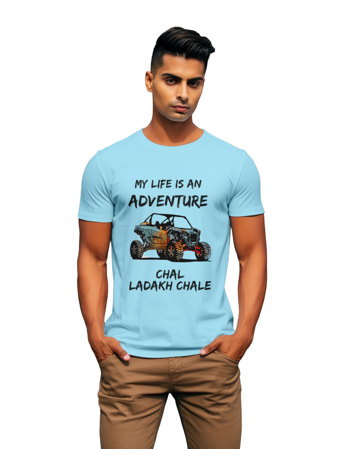 Mens Chal Ladakh Chale T-Shirt