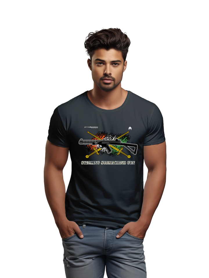 Men's STERLING SUBMACHINE GUN T-Shirt