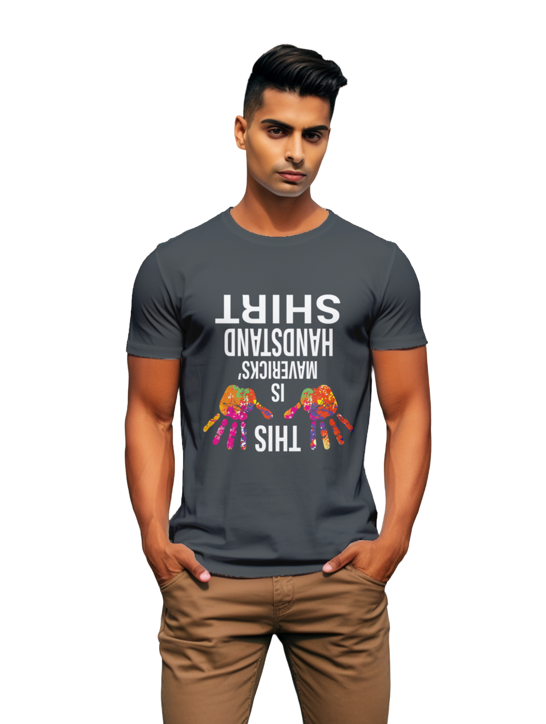 men's This is Mavericks Handstand T-shirt