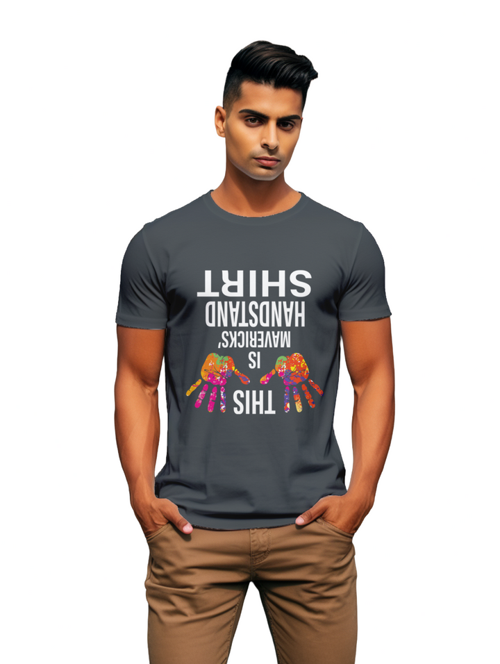 men's This is Mavericks Handstand T-shirt