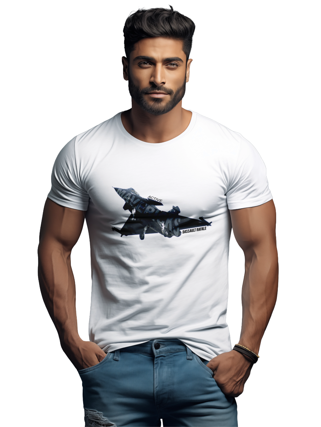 Men's Maverick s Rafale - The IAFs Active Edge t-shirt