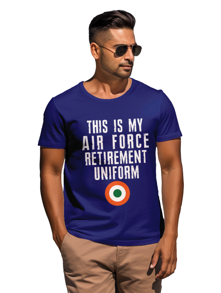 Men's This is my airforce retirement uniform T-Shirt
