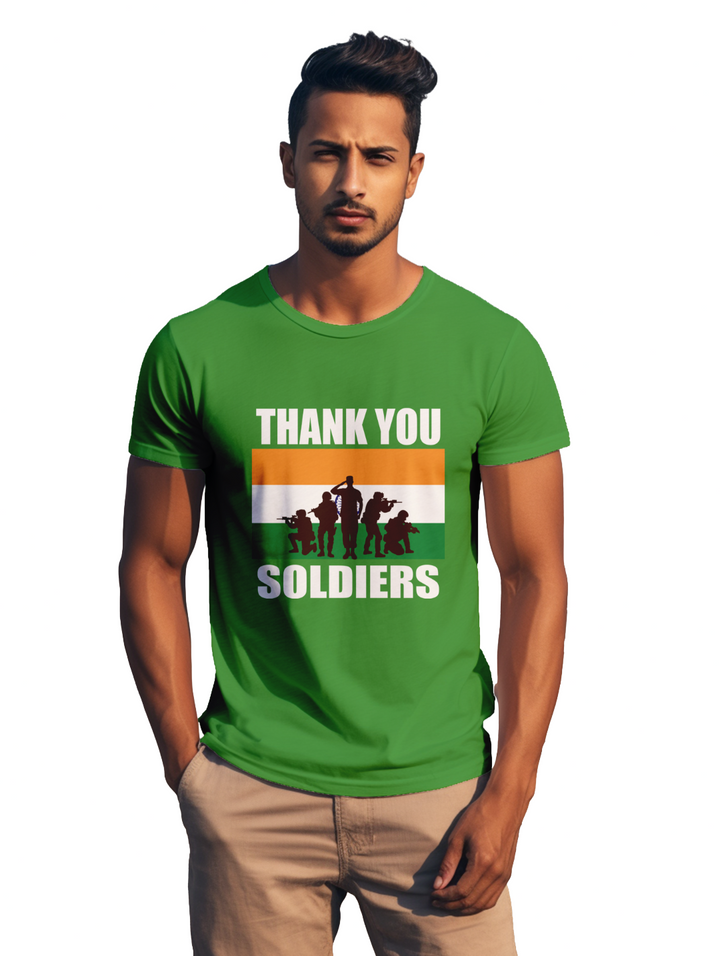 Mens Thank You Soldiers t-shirt