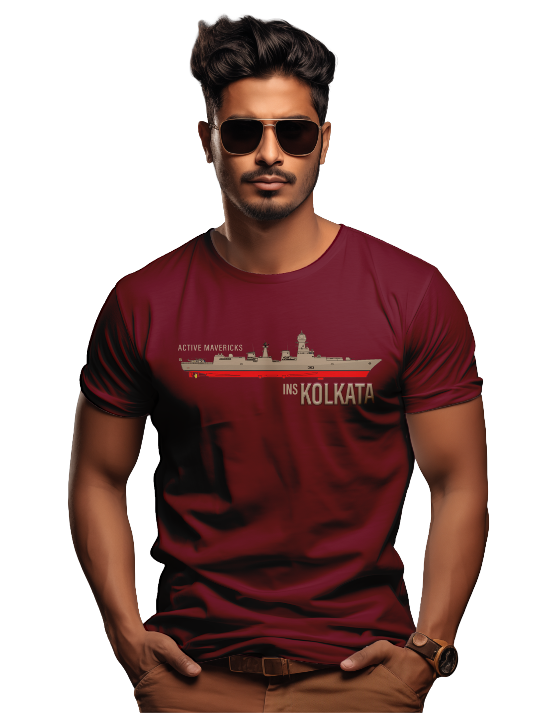 Mens INS Kolkata T-shirt