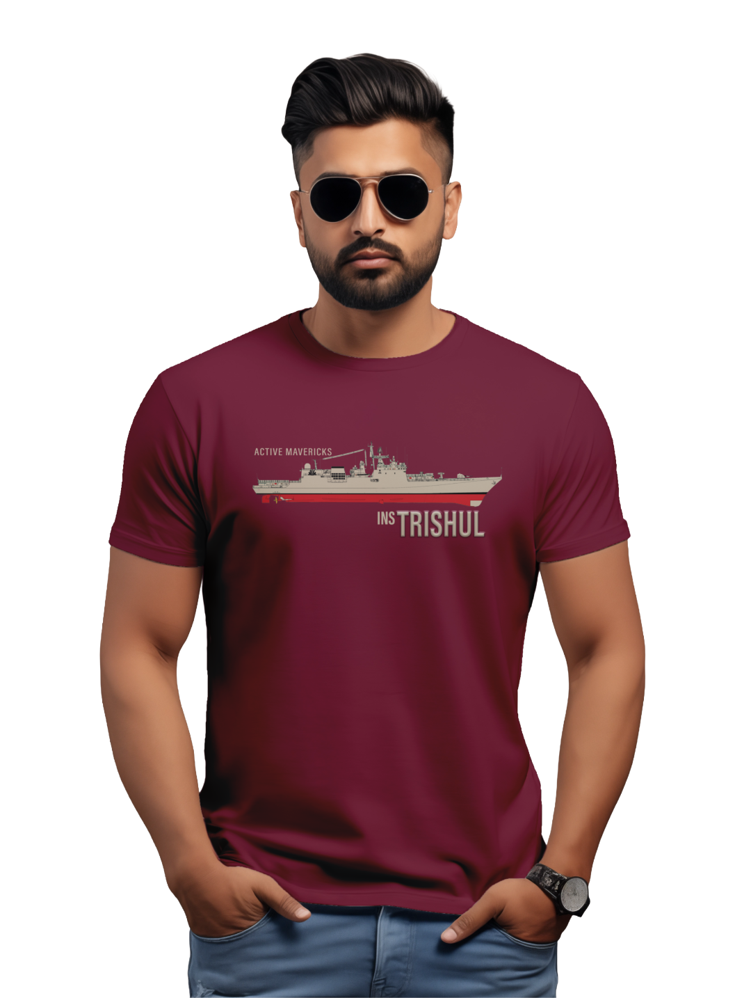 Mens INS Trishul T-Shirt