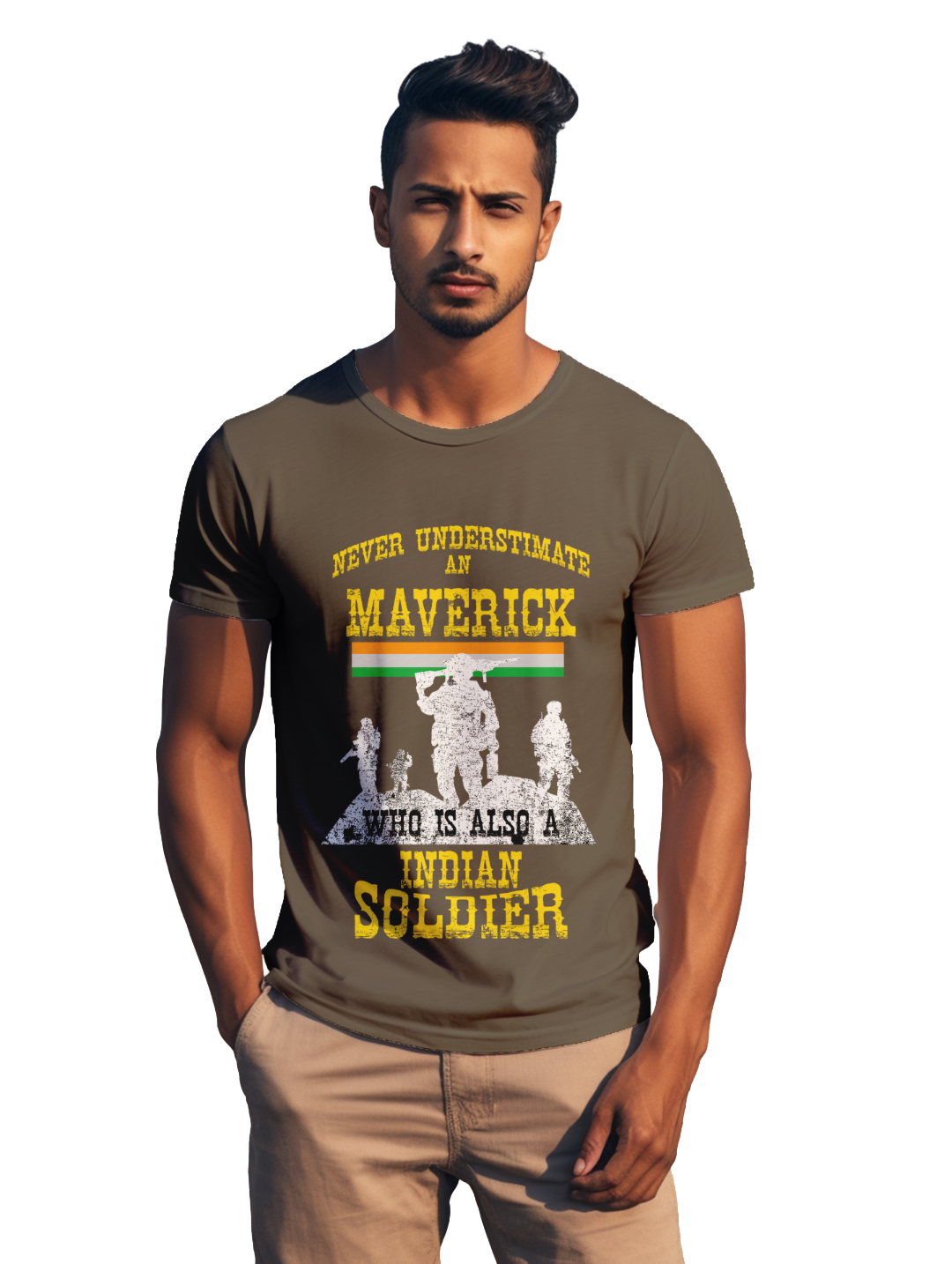 Mens Never Understimate t-shirt