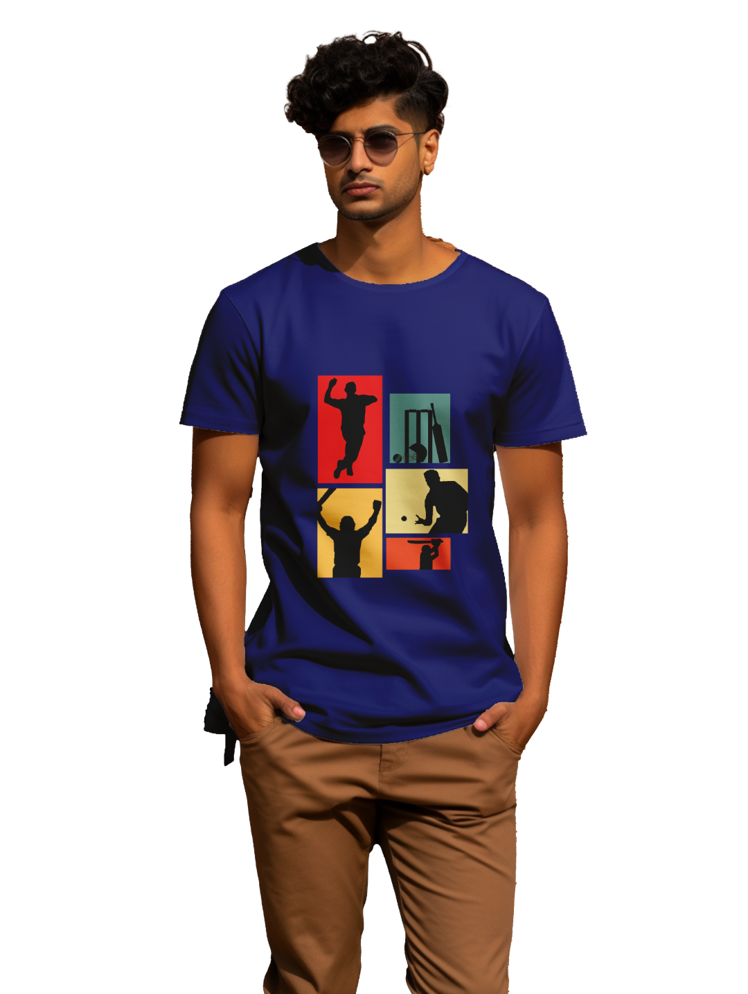 Cricket Collage Men's T-shirt