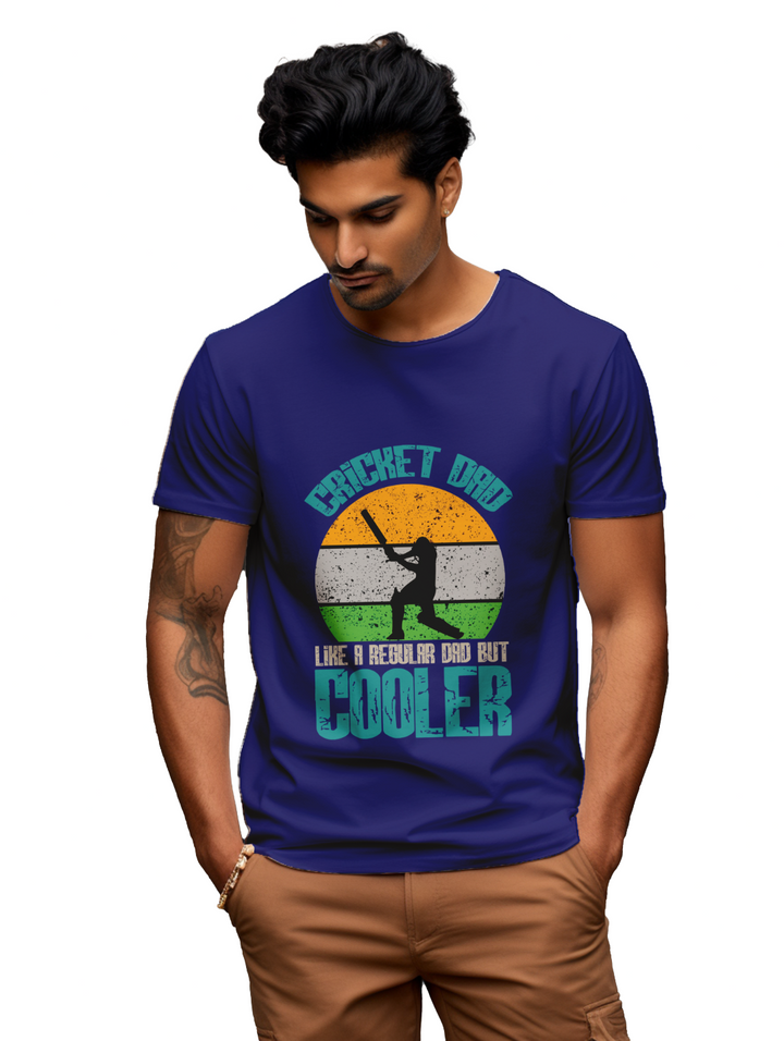 Mens Cricket_ Dad T-shirt