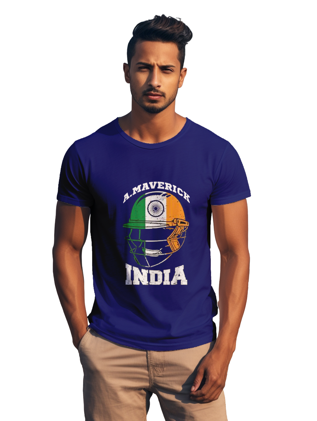Cricket Crest :Men's T-shirt