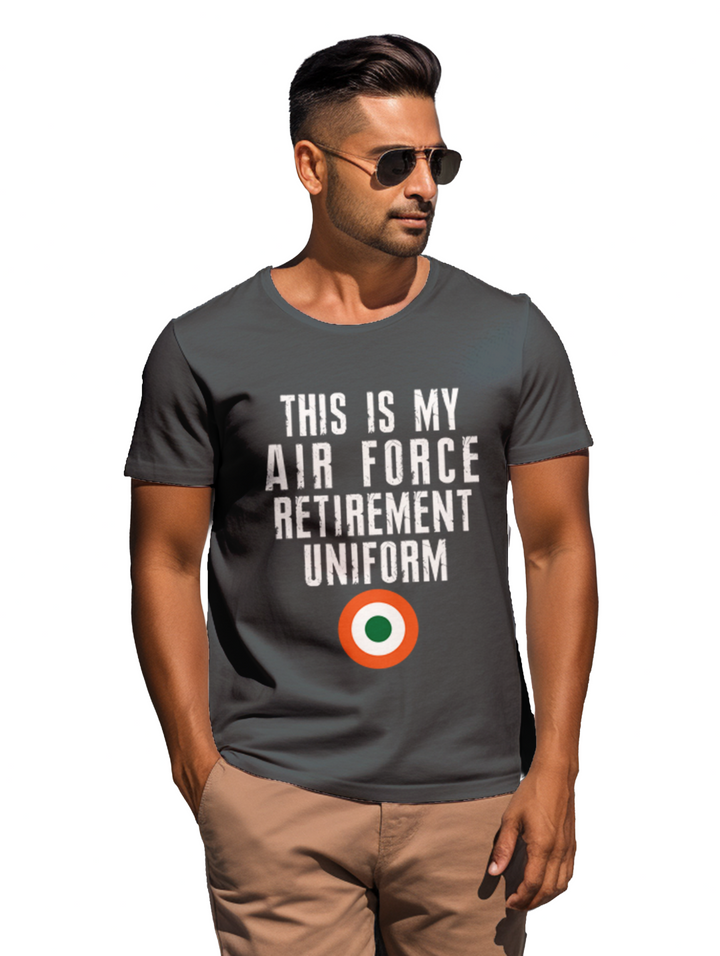 Men's This is my airforce retirement uniform T-Shirt