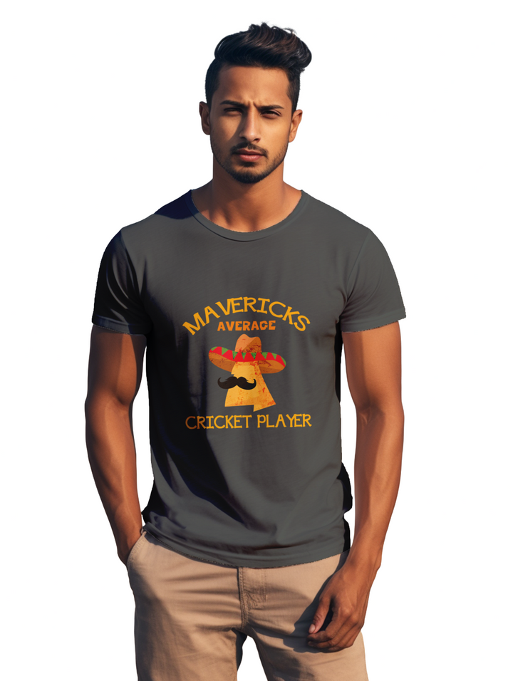 Men's Mavericks average cricket player T-shirt