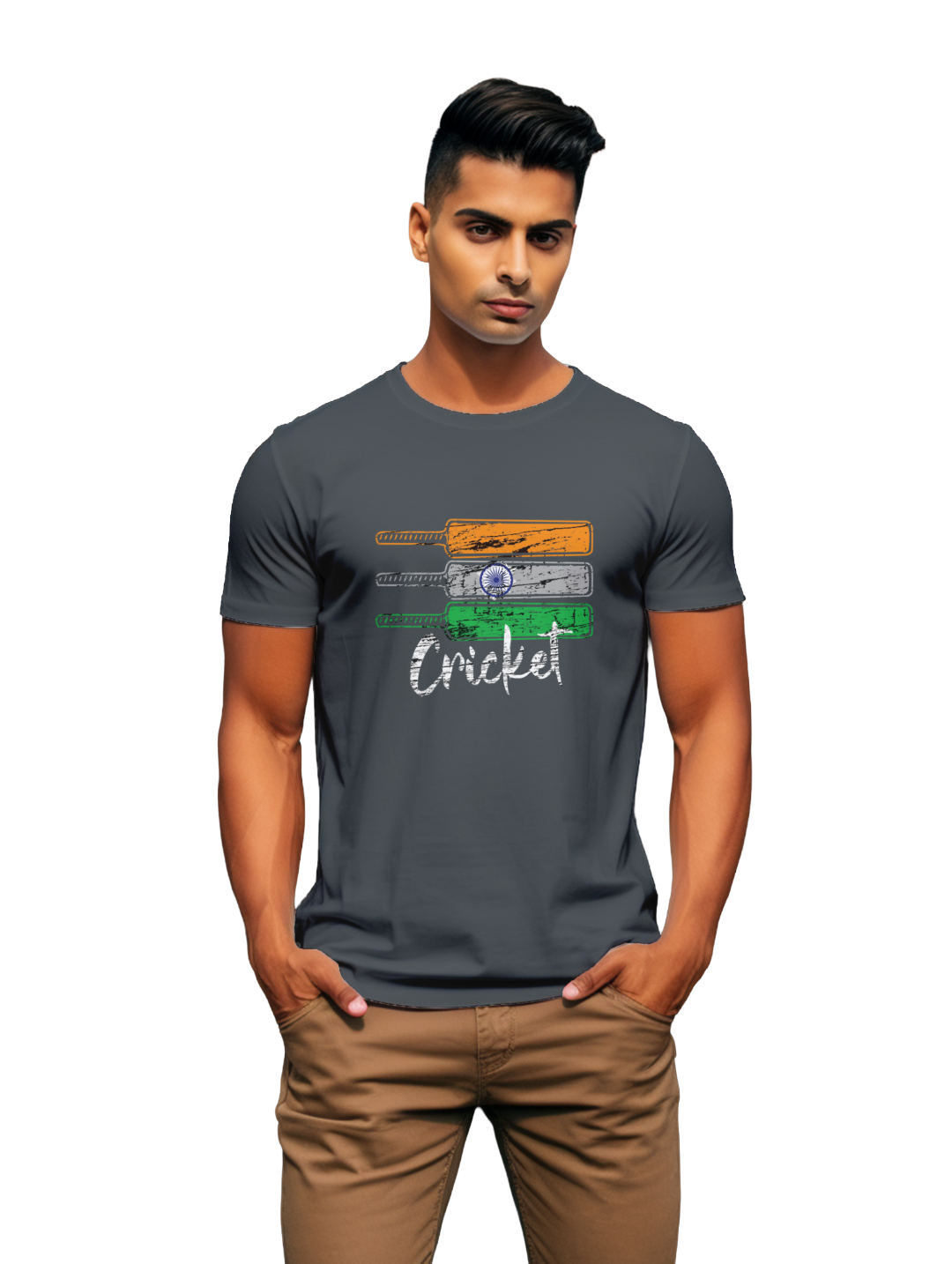 Mens Cricket_Mode On T-shirt