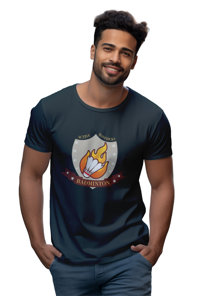 Men's ACTIVE MAVERICKS BADMINTON T-Shirt