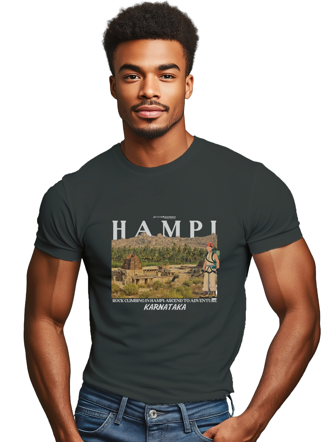 Men's HAMPI : KARNATAKA T-Shirt