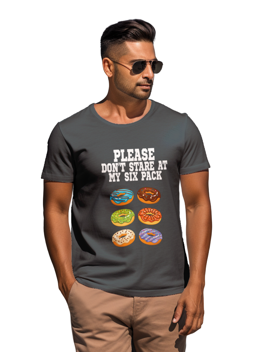 mens  Please Don't Stare at my Six Packs T-Shirt