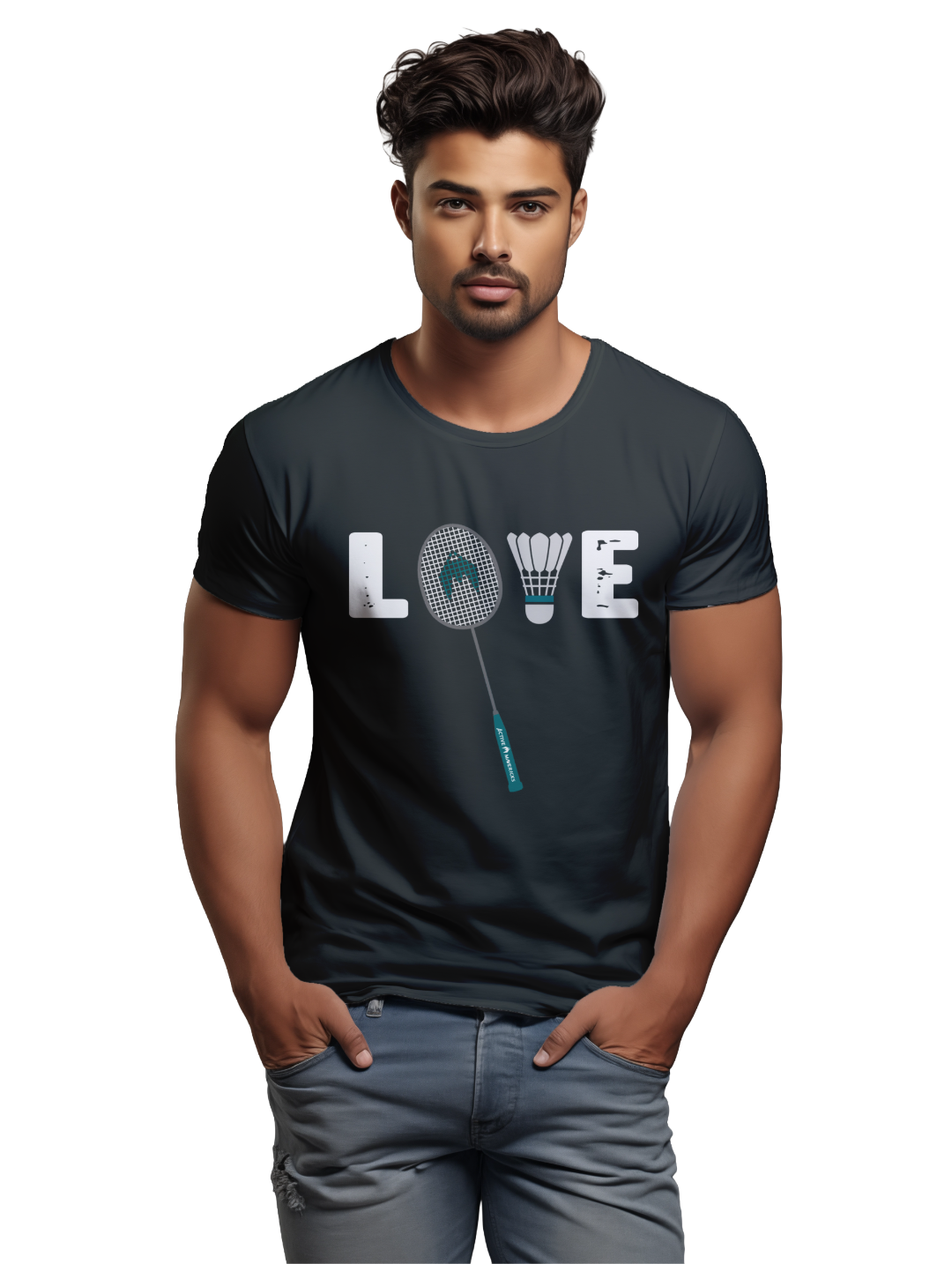 Men's LOVE BADMINTON T-Shirt