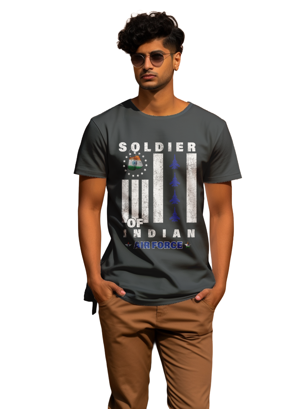 Men's Soldier of Indian Airforce T-shirt