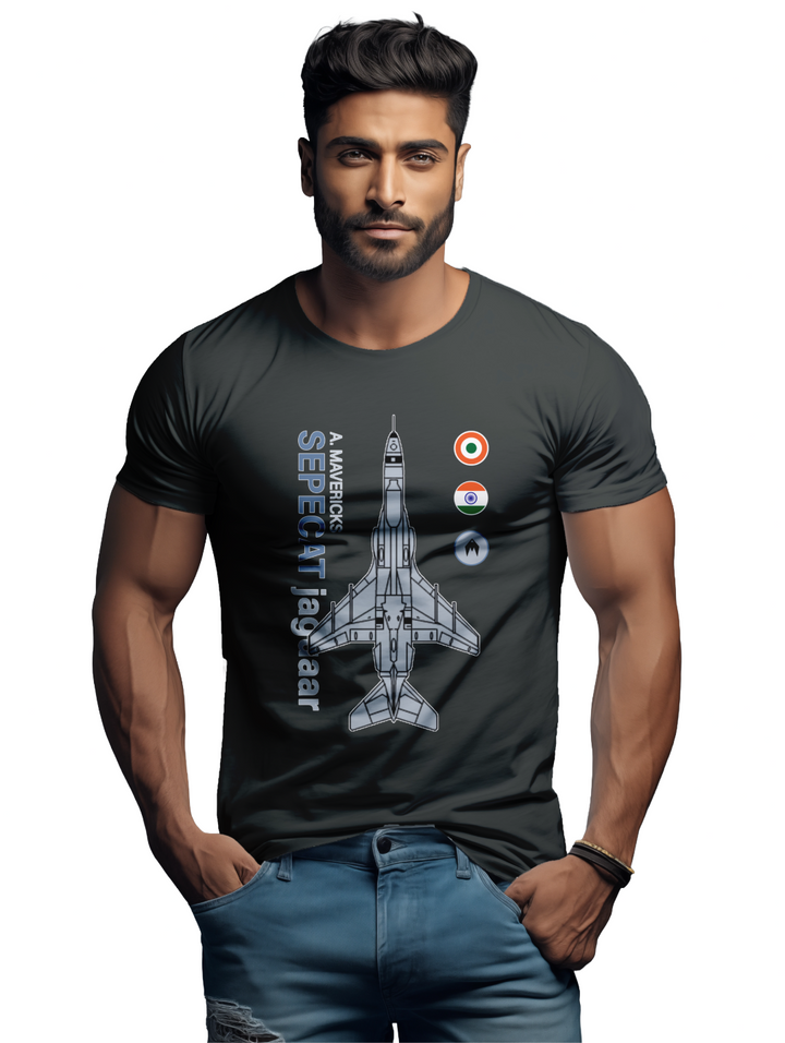 Men's Jaguar’s Valor – The IAF’s Fearless Glider t-shirt