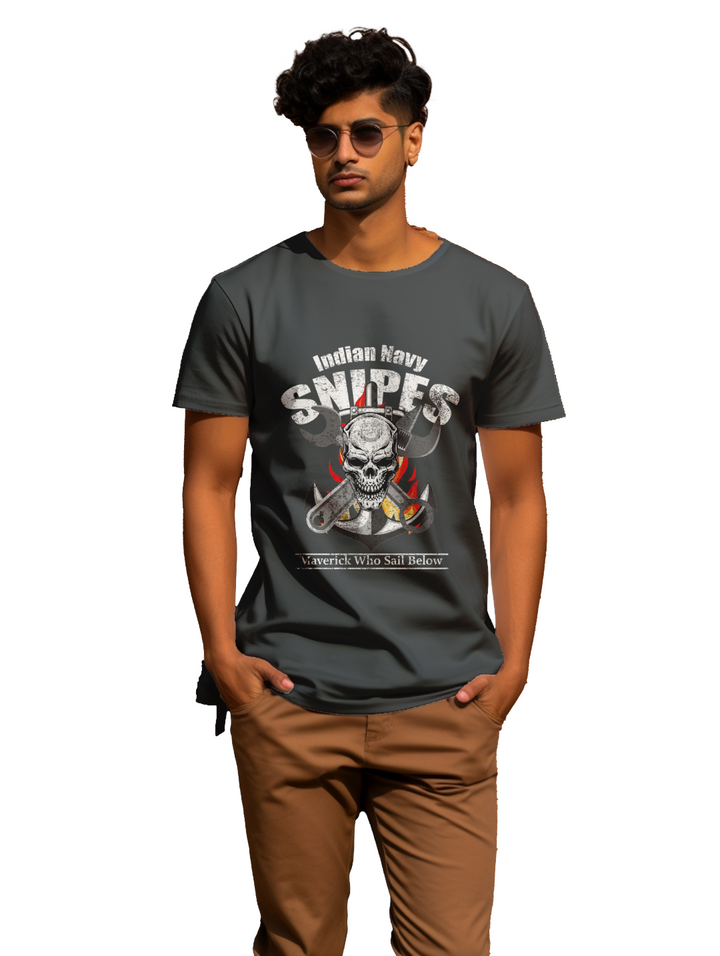Men's Indian Navy Snipes T-Shirt