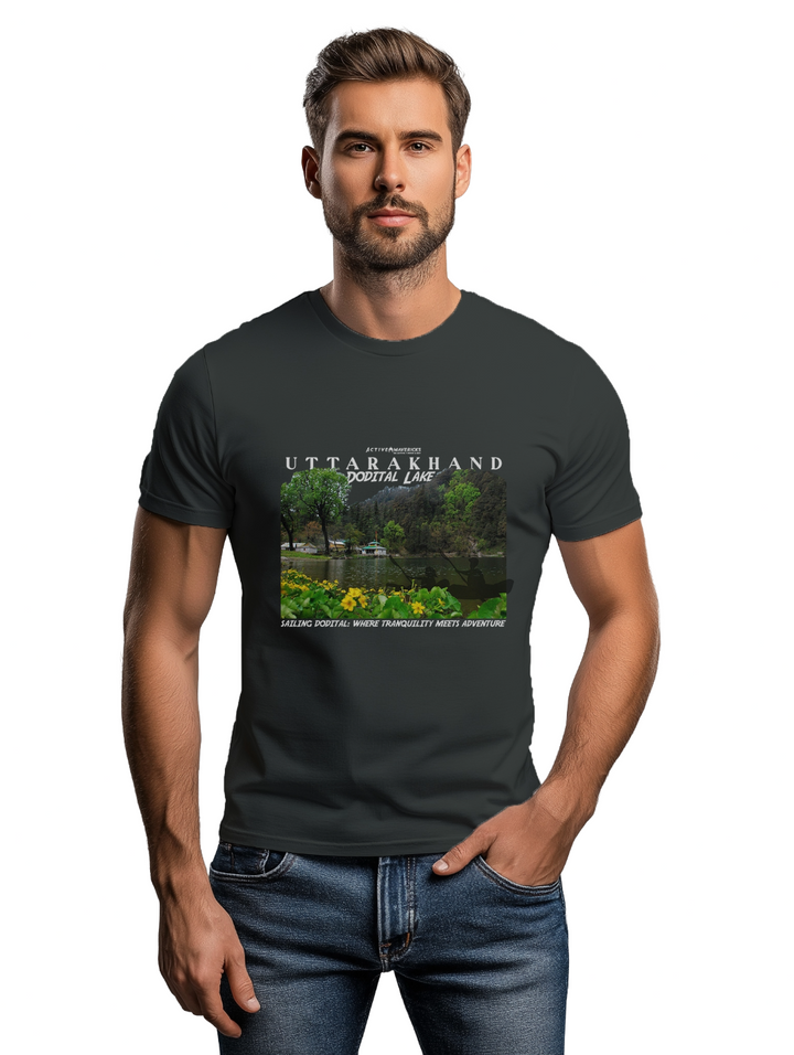 Men's DODITAL LAKE : UTTARAKHAND T-Shirt