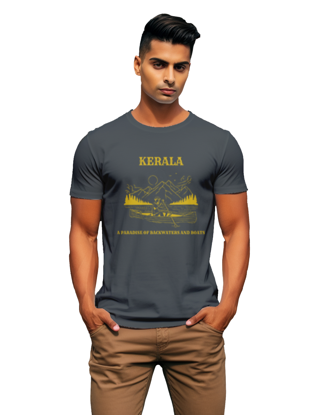 Mens  Kerala Blackwater and Boats T-Shirt