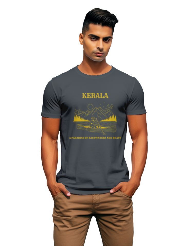 Mens  Kerala Blackwater and Boats T-Shirt