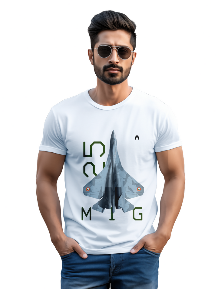 Mens Wingman’s Glory – MIG’s Aerial Dominance T-Shirt