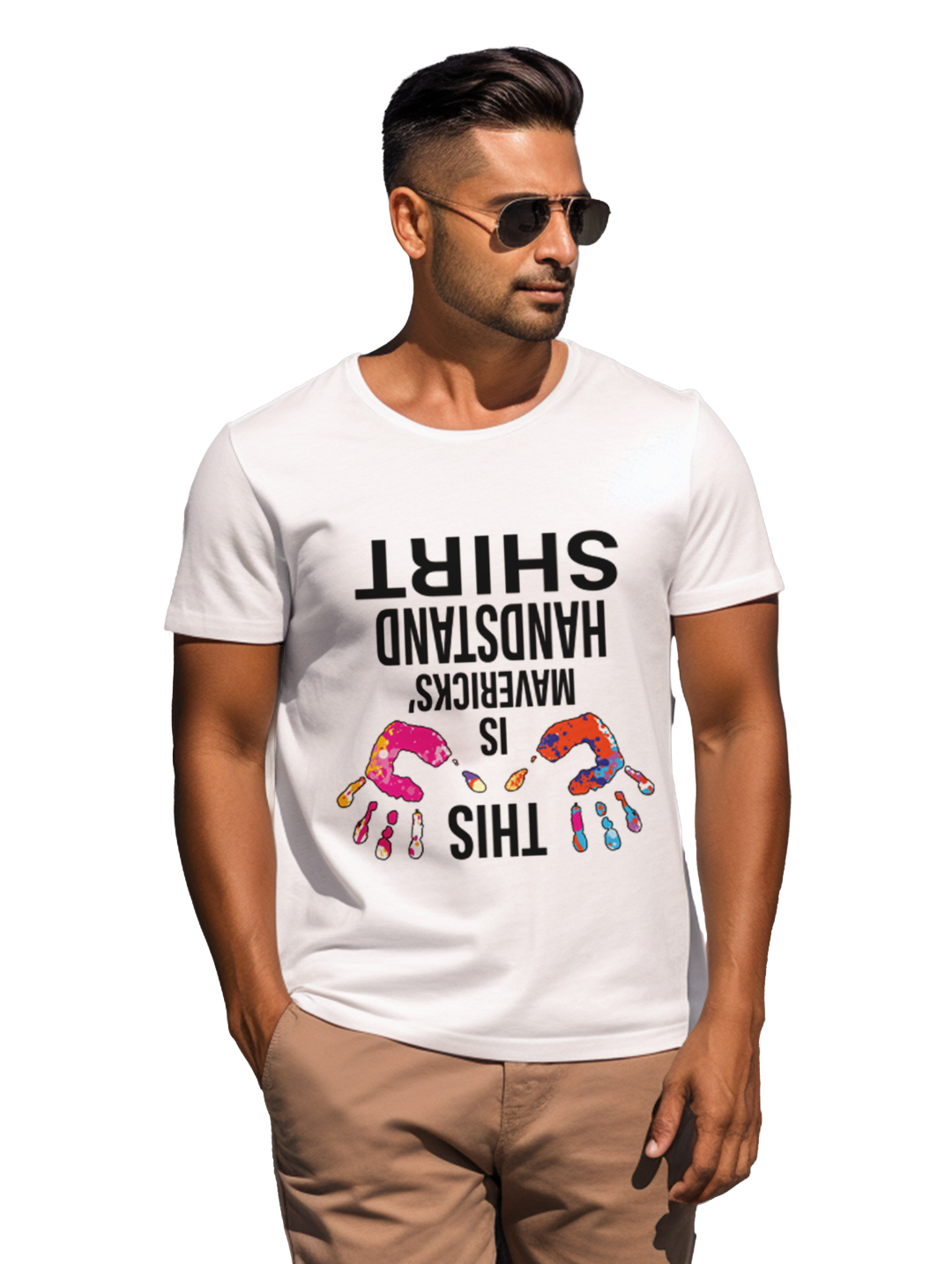 men's This is Mavericks Handstand T-shirt