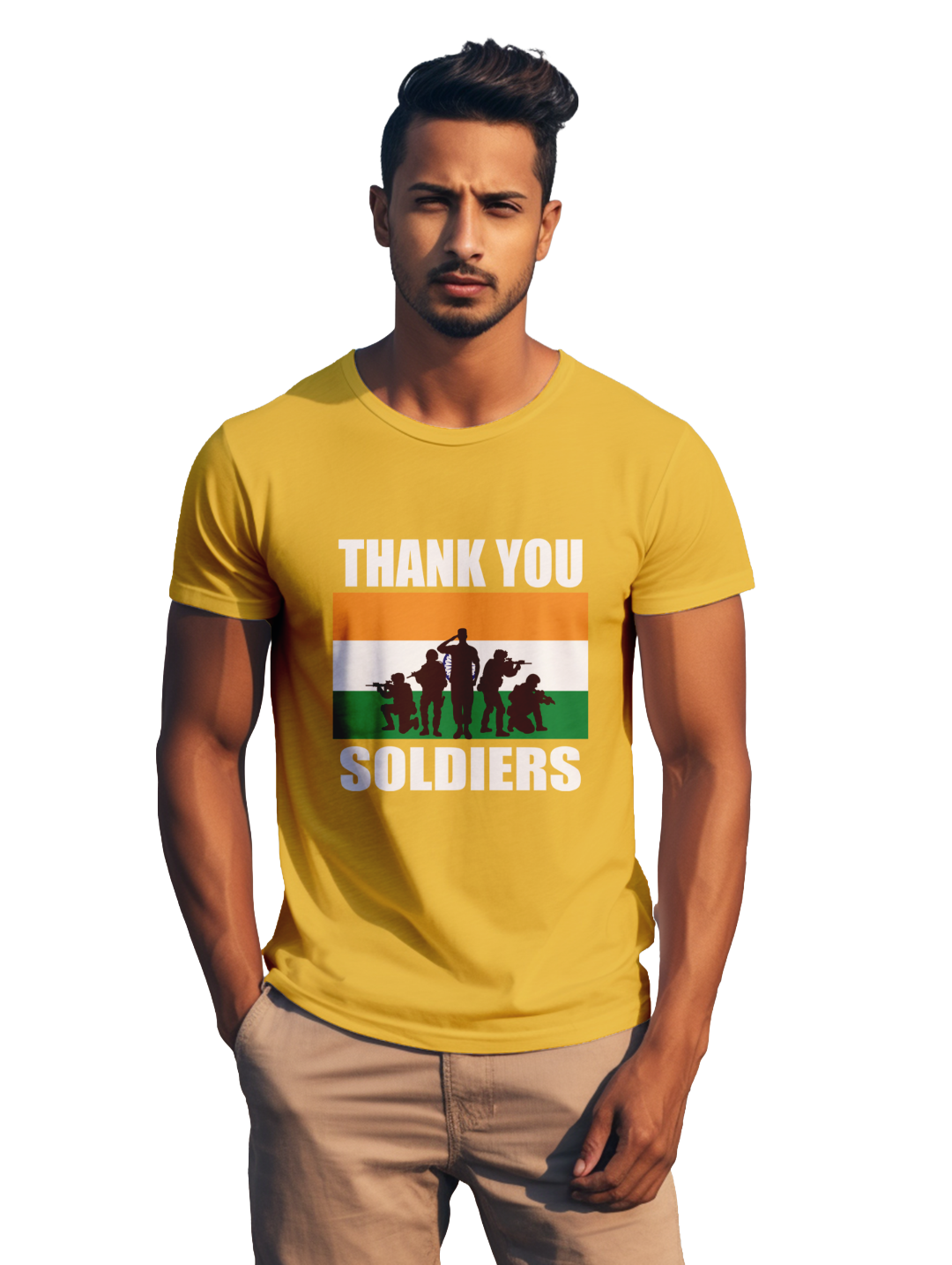 Mens Thank You Soldiers t-shirt