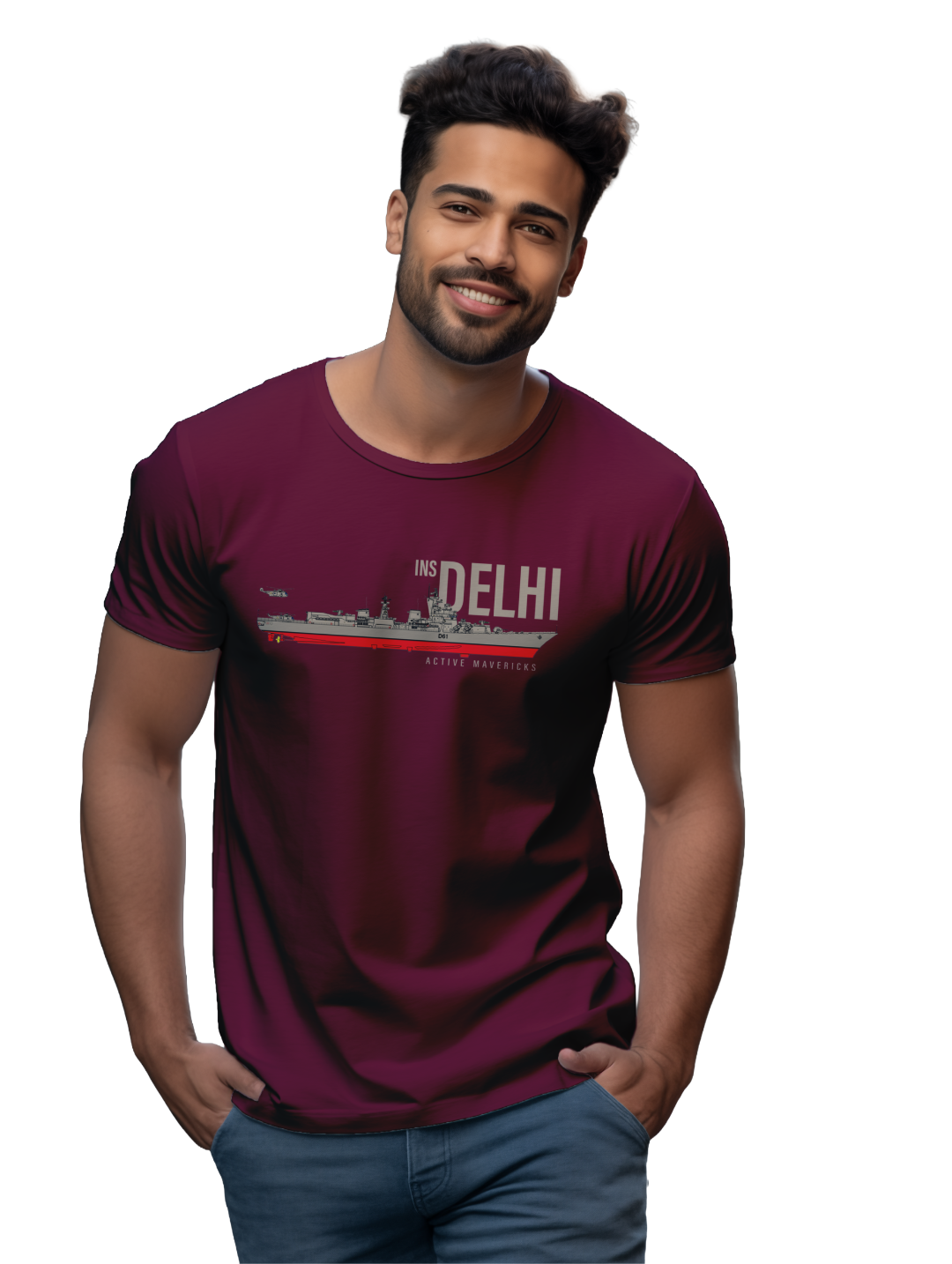 Mens INS Delhi T-SHIRT