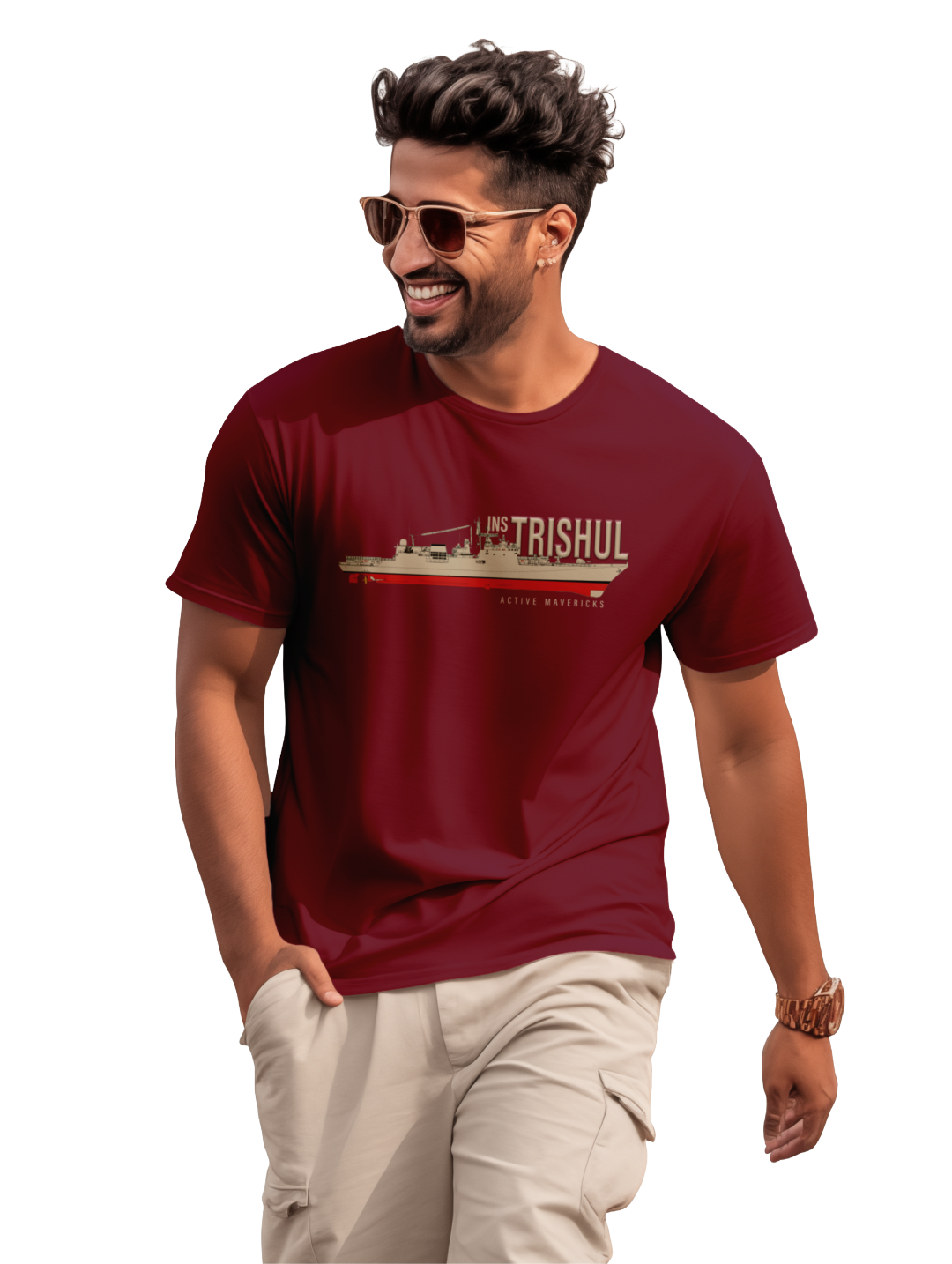 Mens INS Trishul T-Shirt