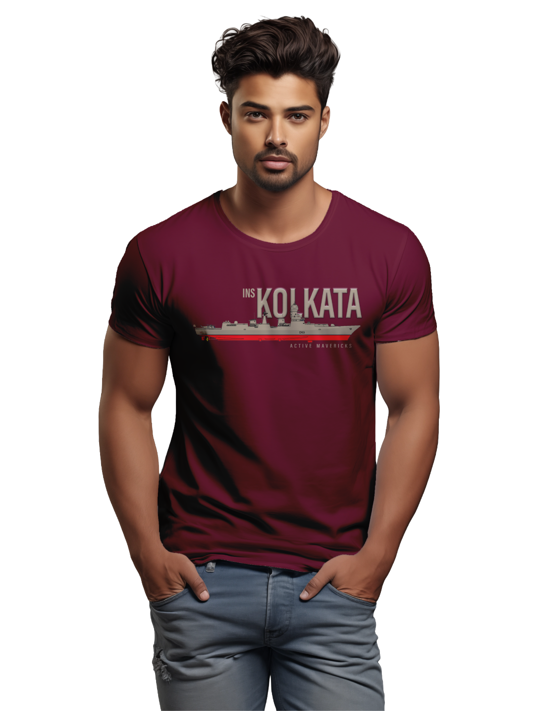 Mens INS Kolkata T-shirt